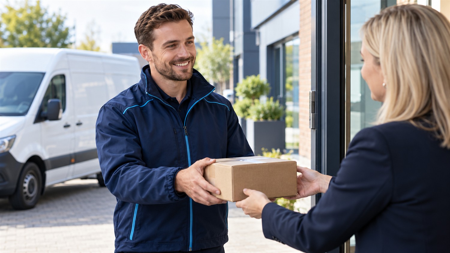 Illustrative personal parcel delivery service